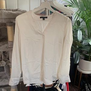Banana republic white blouse
